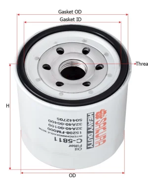 OIL FILTER   CAT/ MITS/ NISSAN/ VOLVO