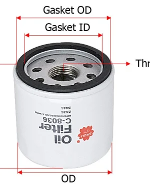 OIL FILTER   Z436/ Z445/C901J